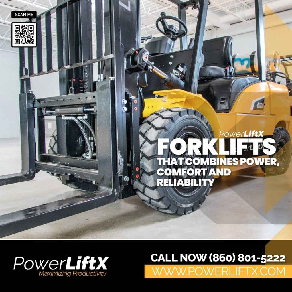 Looking for a forklift? The PowerLiftX series is the perfect choice for demanding material handling tasks.